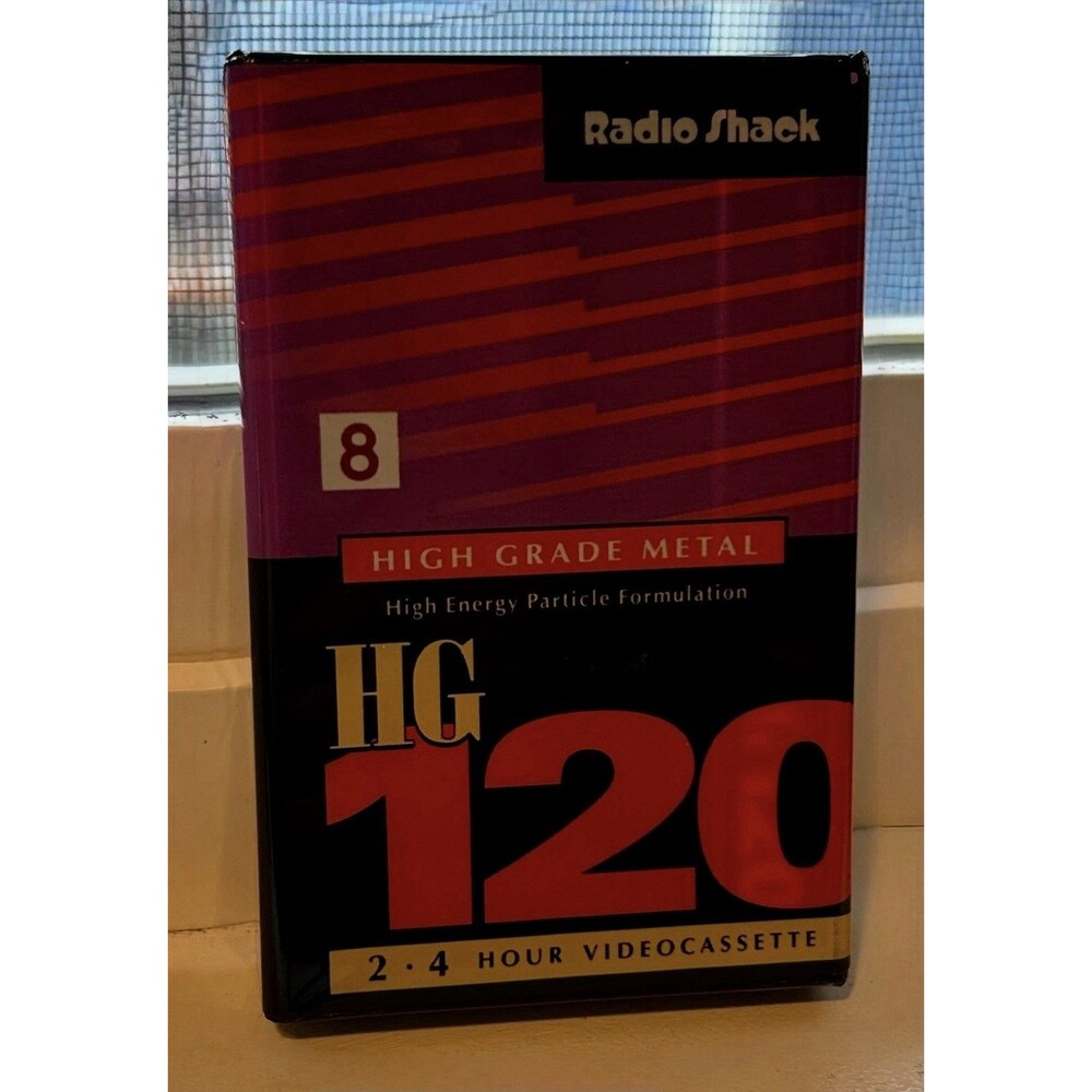 Sony HG 120 Minute 8 High Grade Metal Video Cassette 2-4 Hour NEW Sealed